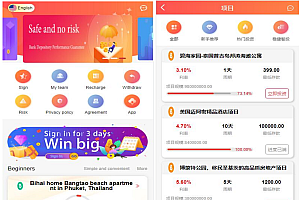 新UI多语言投资理财系统/海外基金投资返利源码/前端VUE