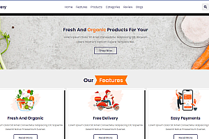 个人网站商品展示商品推广展示HTML源码