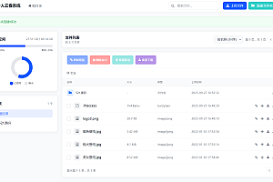 全新轻量化个人云盘系统源码